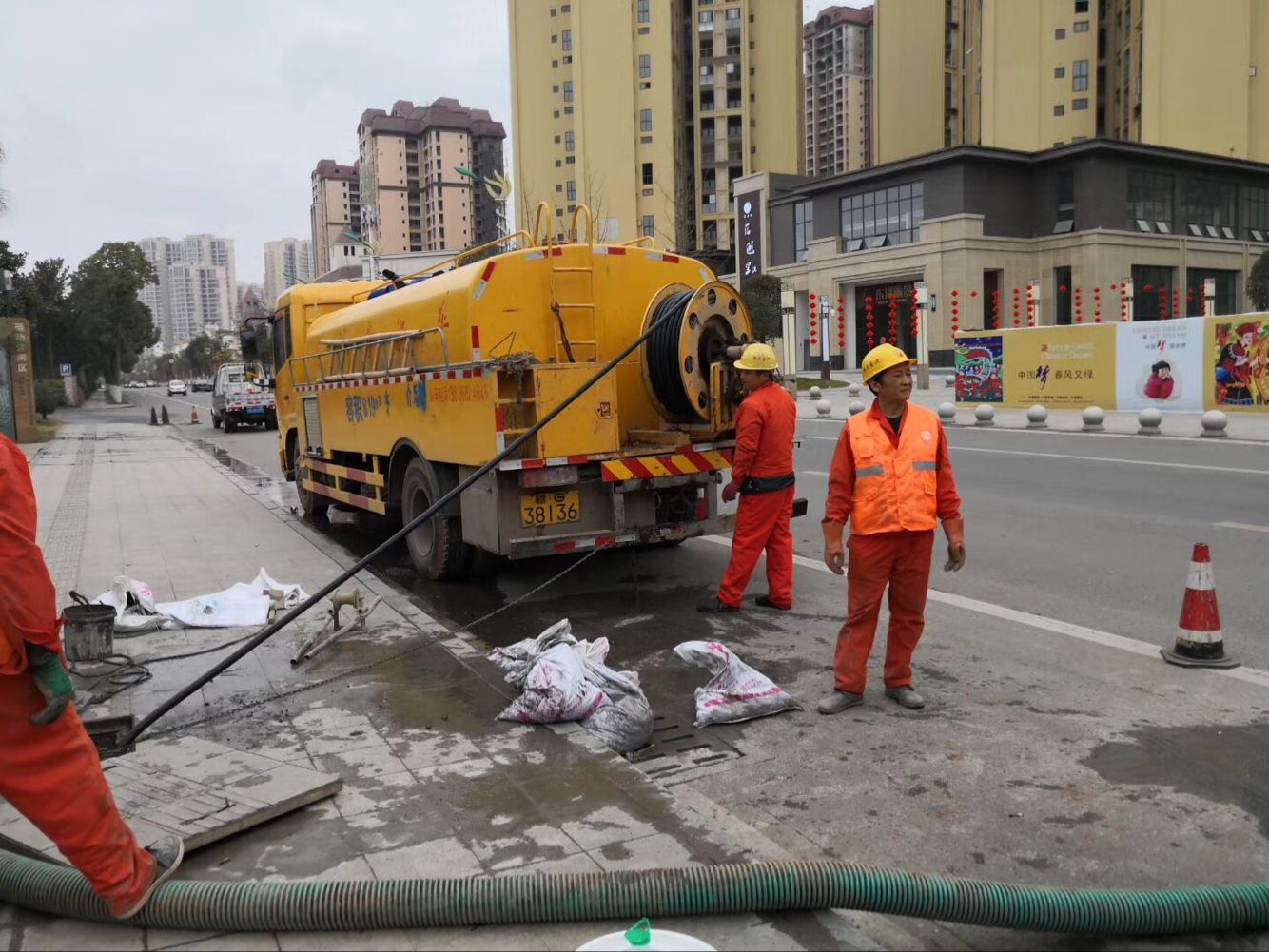 广丰排污管道清淤-管道清洗